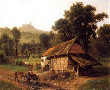 En las estribaciones Albert Bierstadt Pinturas al óleo